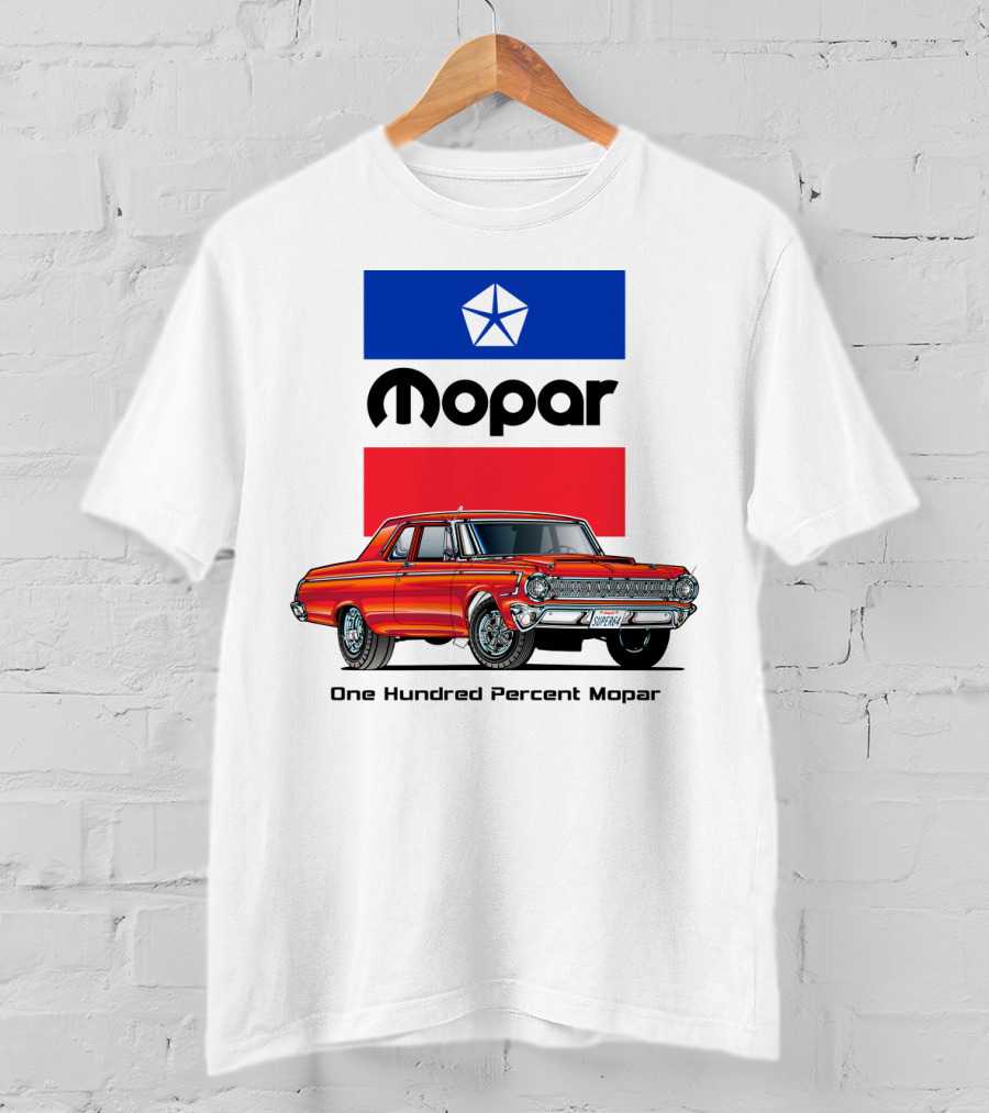 Mopar One Hundred Percent 1964 Dodge Super 440 T-Shirt
