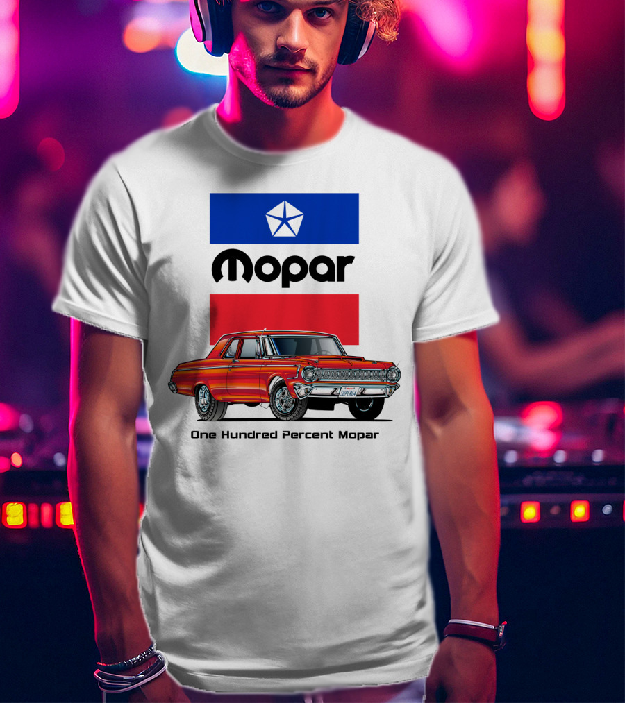 Mopar One Hundred Percent 1964 Dodge Super 440 T-Shirt