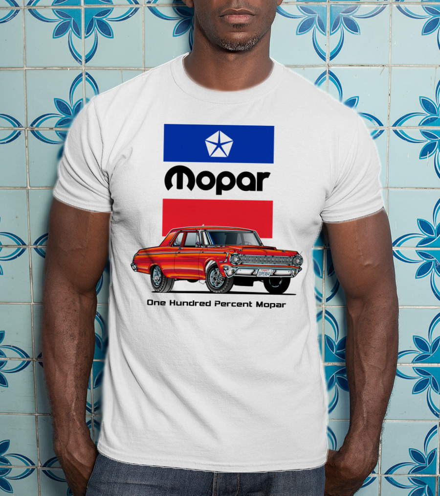 Mopar One Hundred Percent 1964 Dodge Super 440 T-Shirt