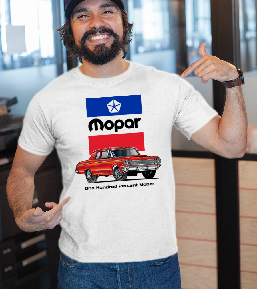 Mopar One Hundred Percent 1964 Dodge Super 440 T-Shirt