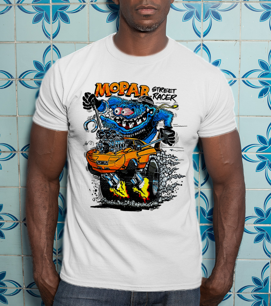 Mopar Street Racer Monster Hot Rod T-Shirt