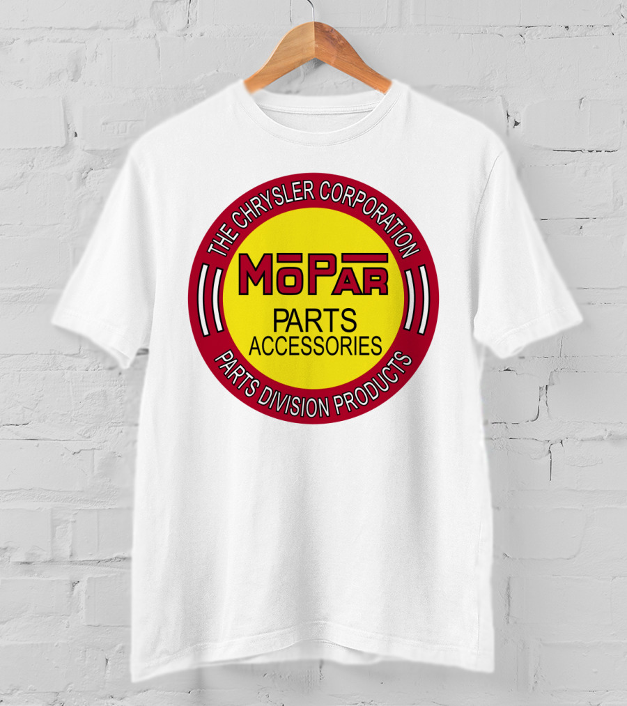 The Chrysler Corporation Mopar Parts Accessories Parts Division Products T-Shirt