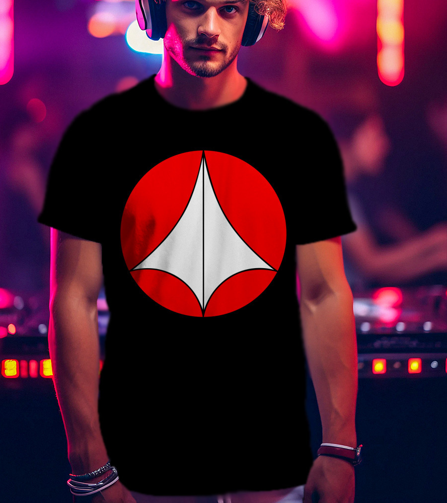 Robotech Symbol Red And White Circle Emblem T-Shirt