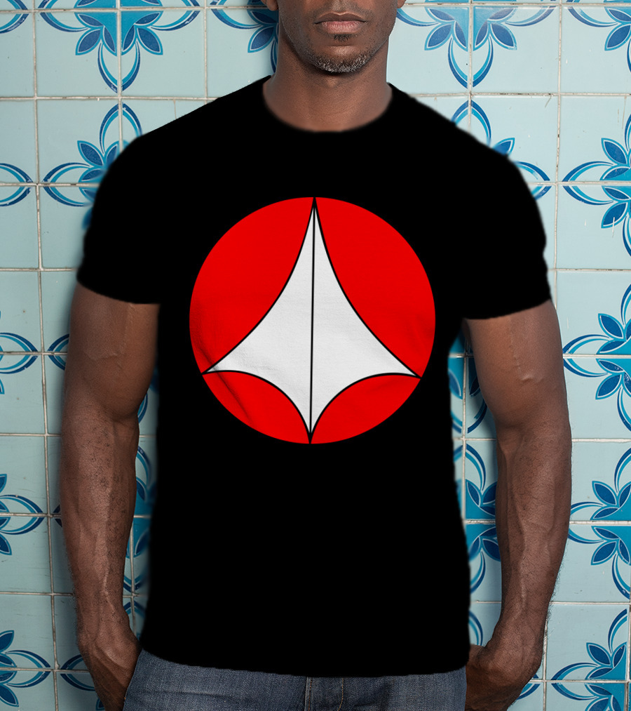 Robotech Symbol Red And White Circle Emblem T-Shirt