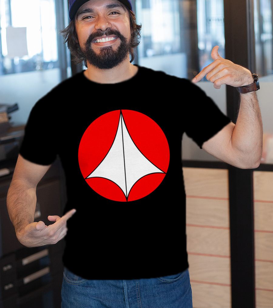 Robotech Symbol Red And White Circle Emblem T-Shirt