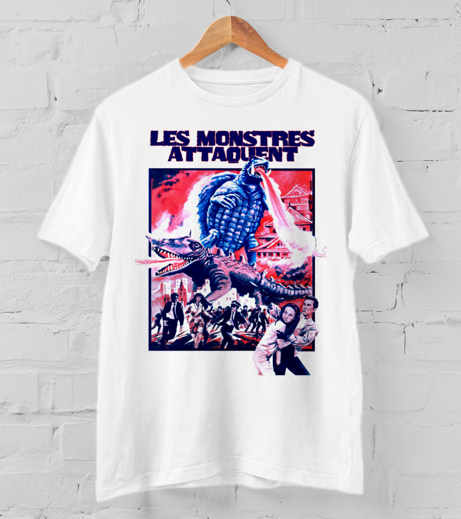 Les Monstres Attaquent Gamera French T-Shirt