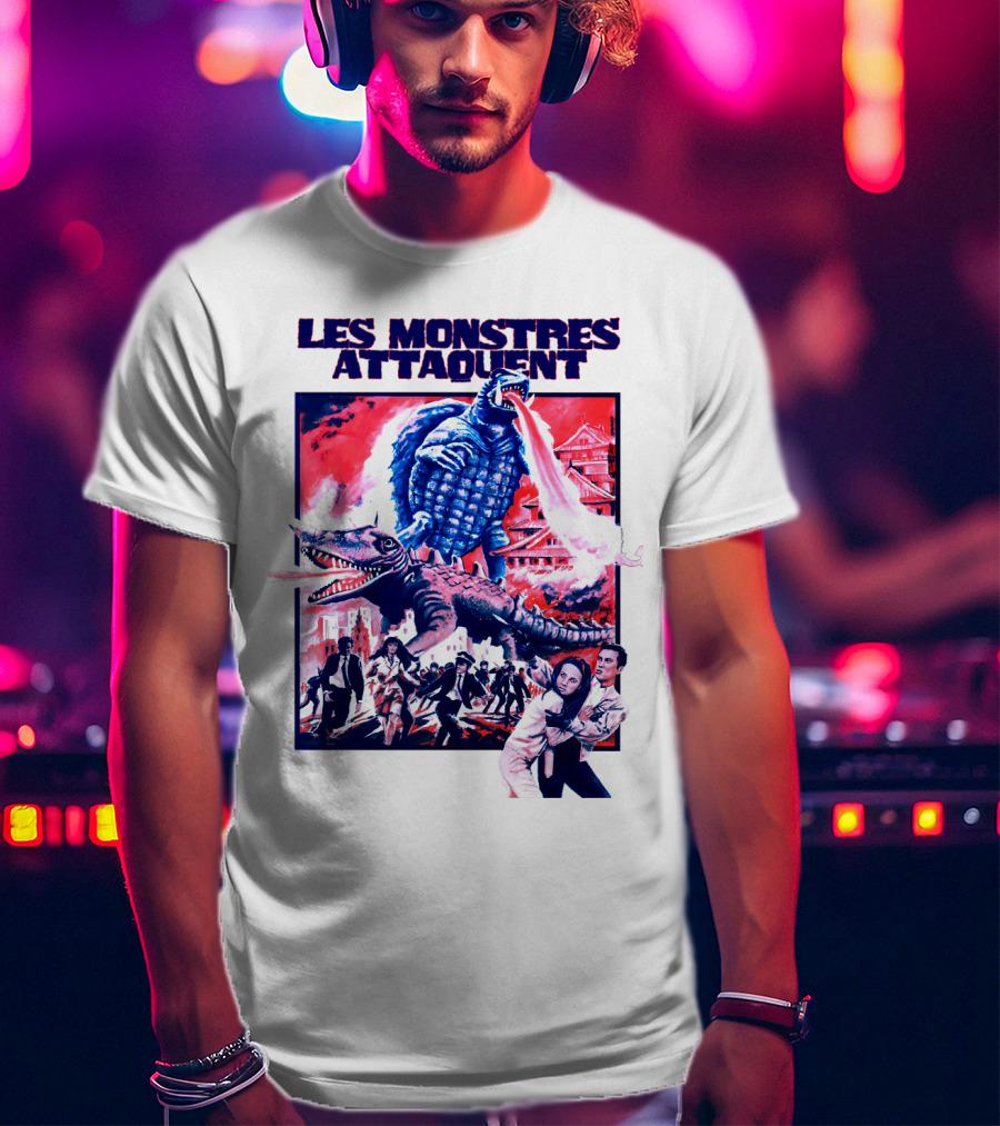 Les Monstres Attaquent Gamera French T-Shirt