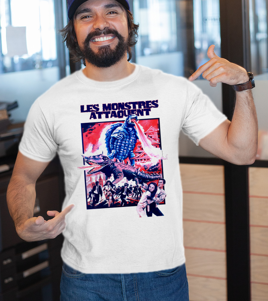 Les Monstres Attaquent Gamera French T-Shirt