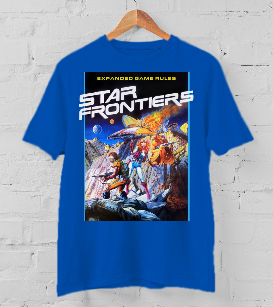 Star Frontiers Expanded Game Rules Retro Sci-Fi Adventure T-Shirt