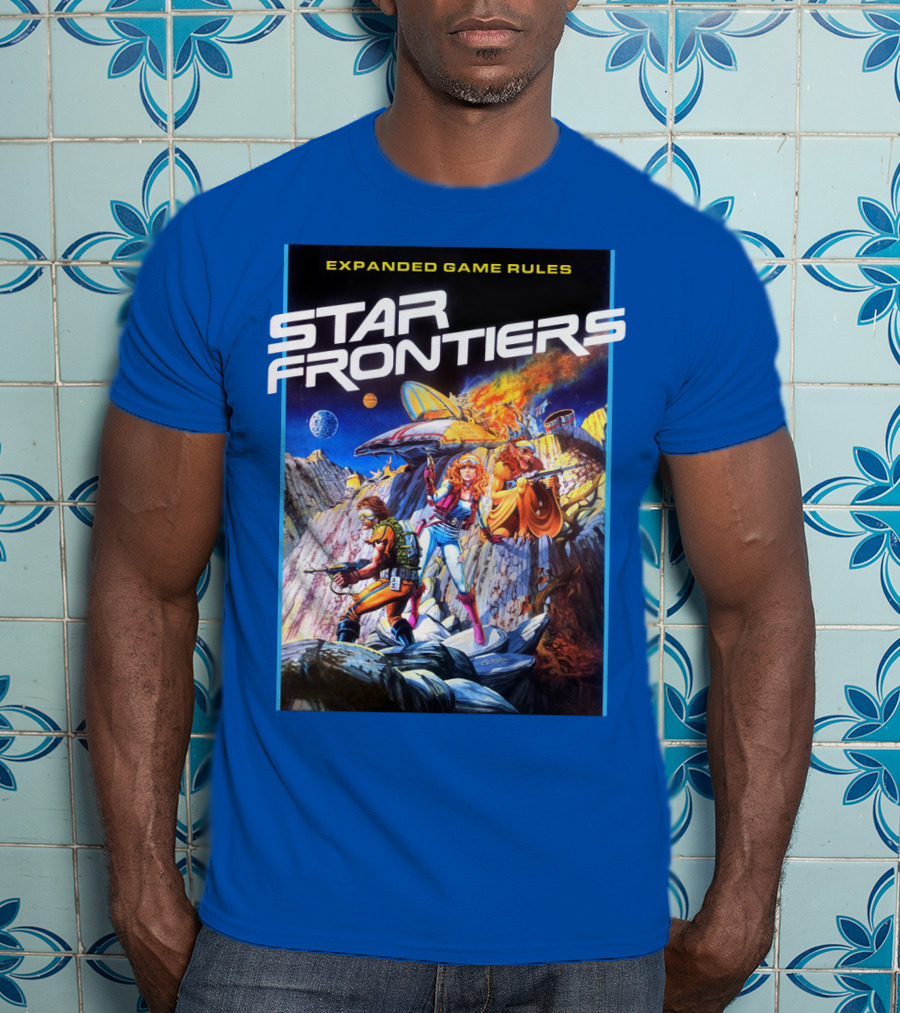 Star Frontiers Expanded Game Rules Retro Sci-Fi Adventure T-Shirt