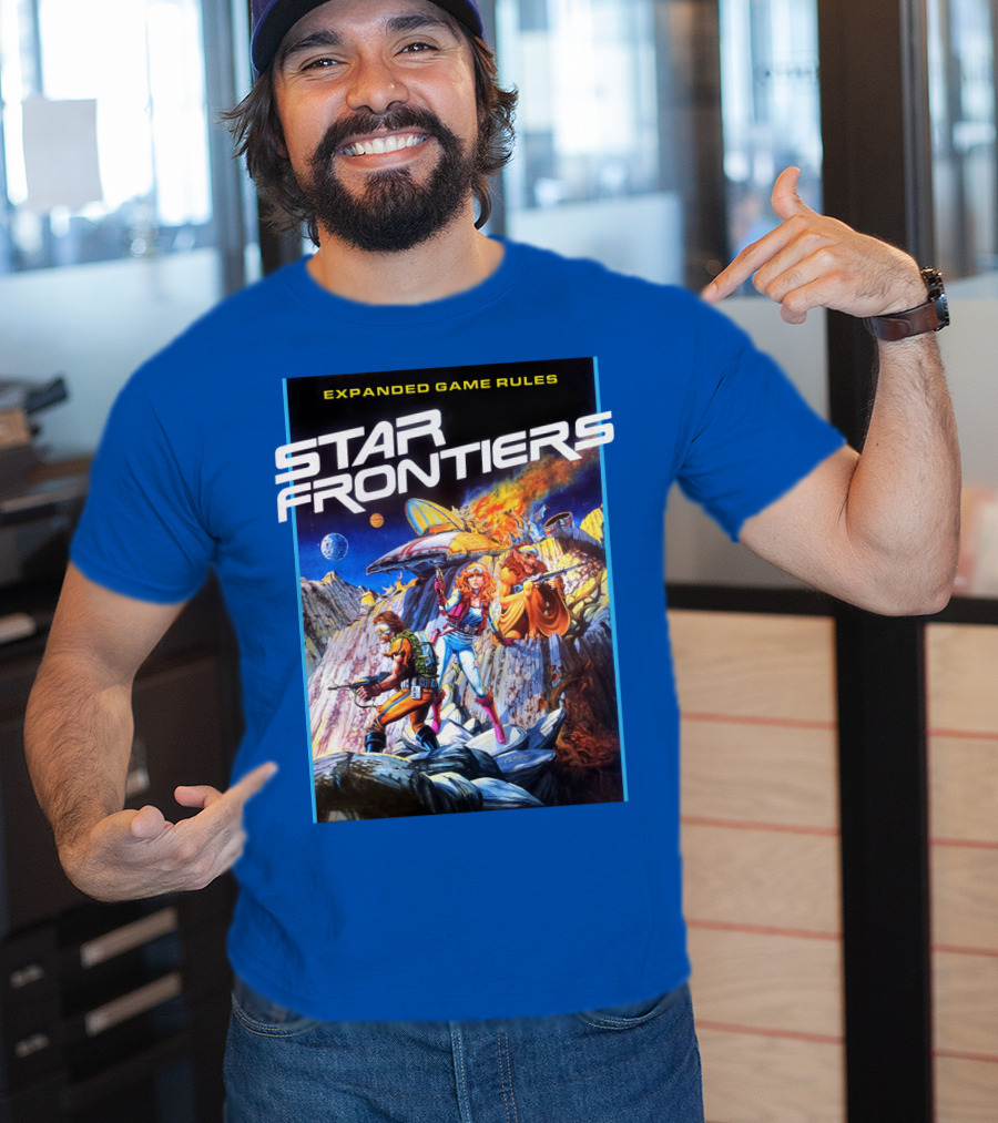 Star Frontiers Expanded Game Rules Retro Sci-Fi Adventure T-Shirt