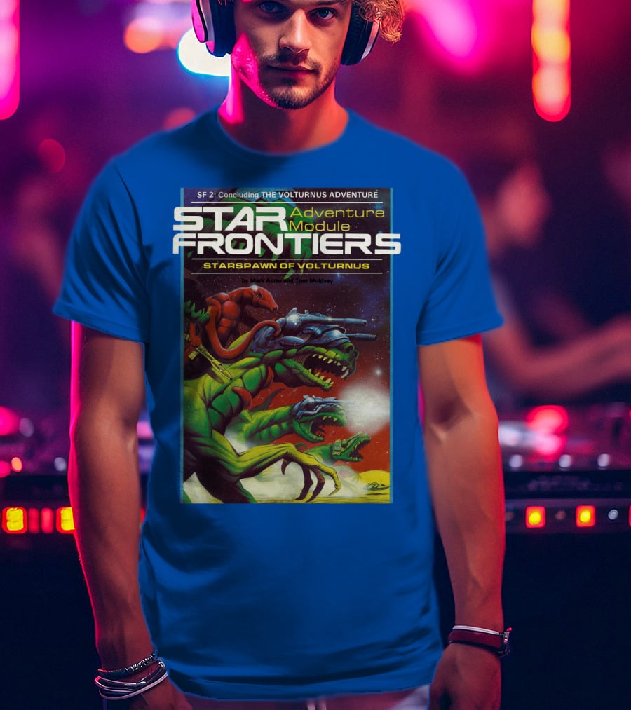 SF Star Frontiers Adventure Module Starspawn Of Volturnus T-Shirt