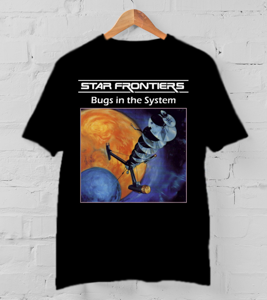 Star Frontiers Bugs In The System Space Satellite Planets T-Shirt