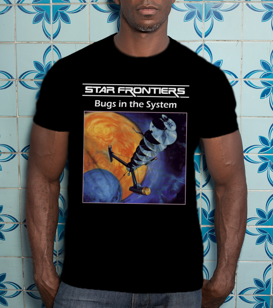 Star Frontiers Bugs In The System Space Satellite Planets T-Shirt