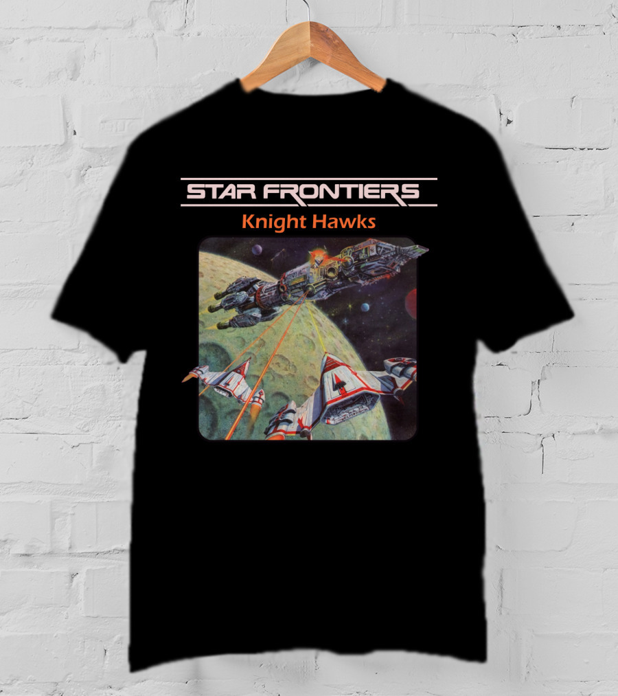 Star Frontiers Knight Hawks Space Adventure 1980s Sci-Fi Retro T-Shirt