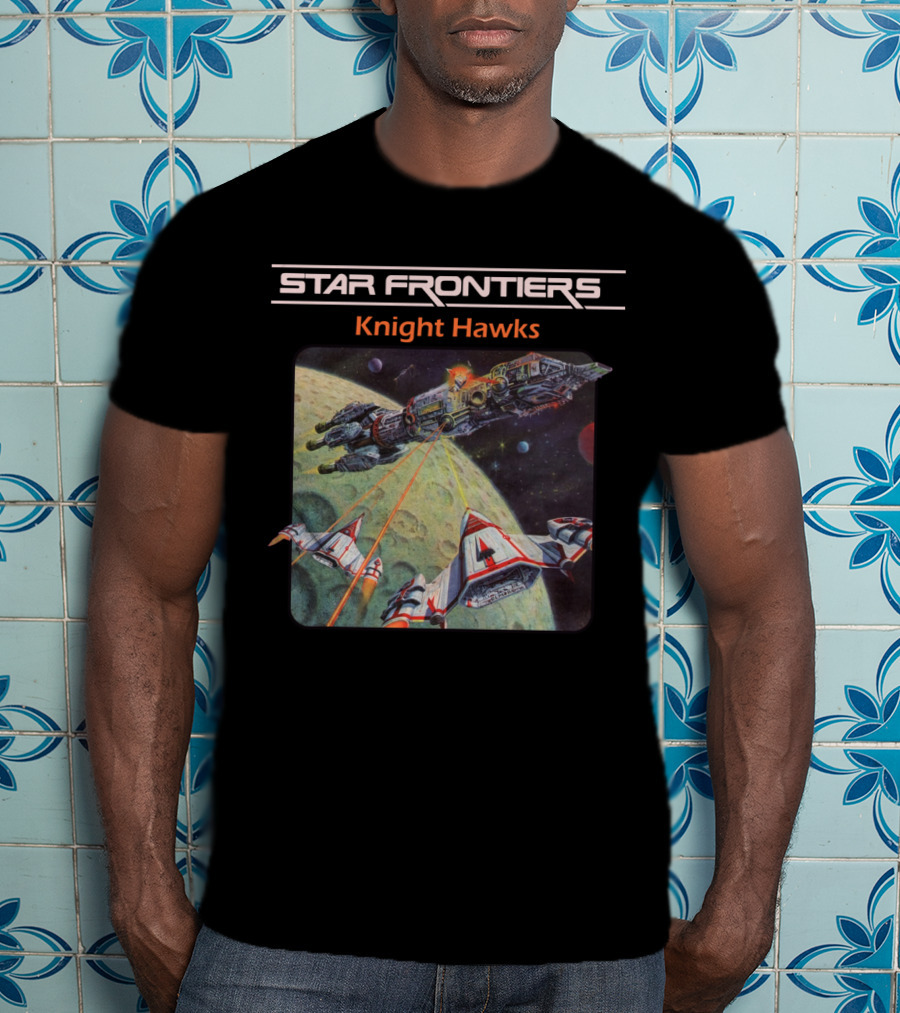 Star Frontiers Knight Hawks Space Adventure 1980s Sci-Fi Retro T-Shirt