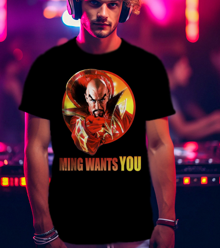 Flash Gordon Ming Wants You Villain T-Shirt