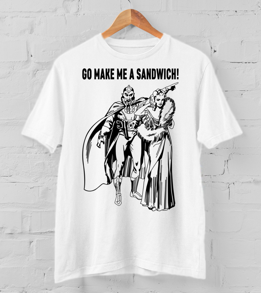 Go Make Me A Sandwich Flash Gordon Comic T-Shirt