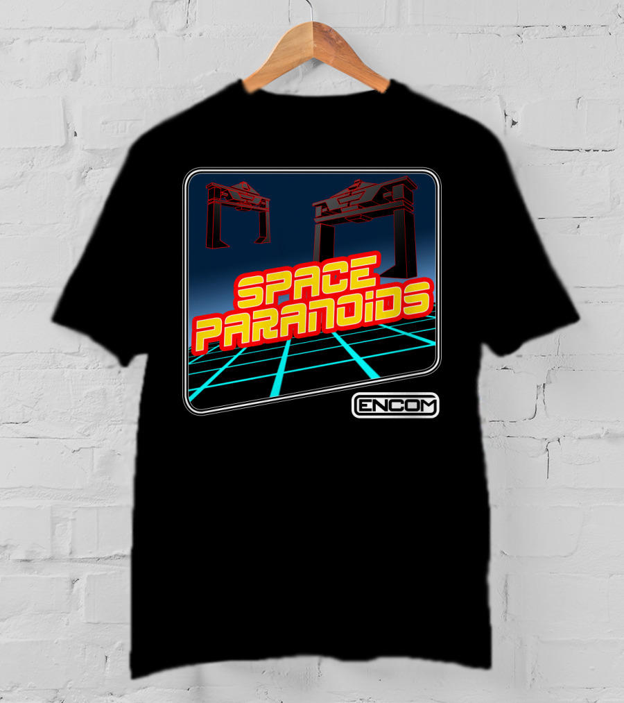 Space Paranoids Encom Retro Arcade T-Shirt
