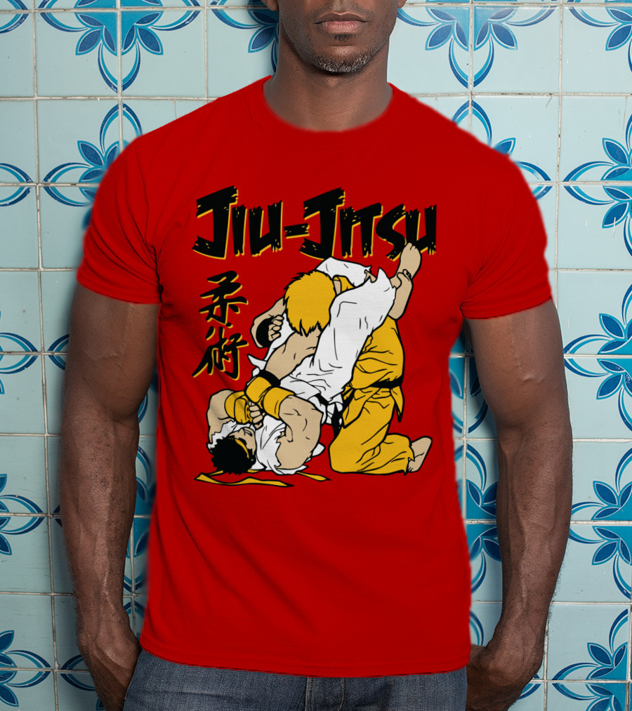 Jiu Jitsu Street Ryu Ken Martial Arts Showdown T-Shirt