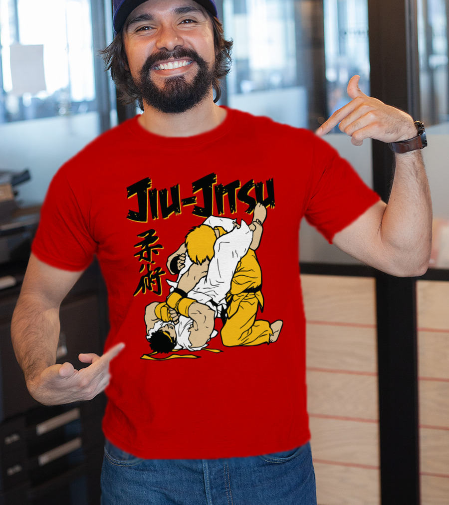 Jiu Jitsu Street Ryu Ken Martial Arts Showdown T-Shirt