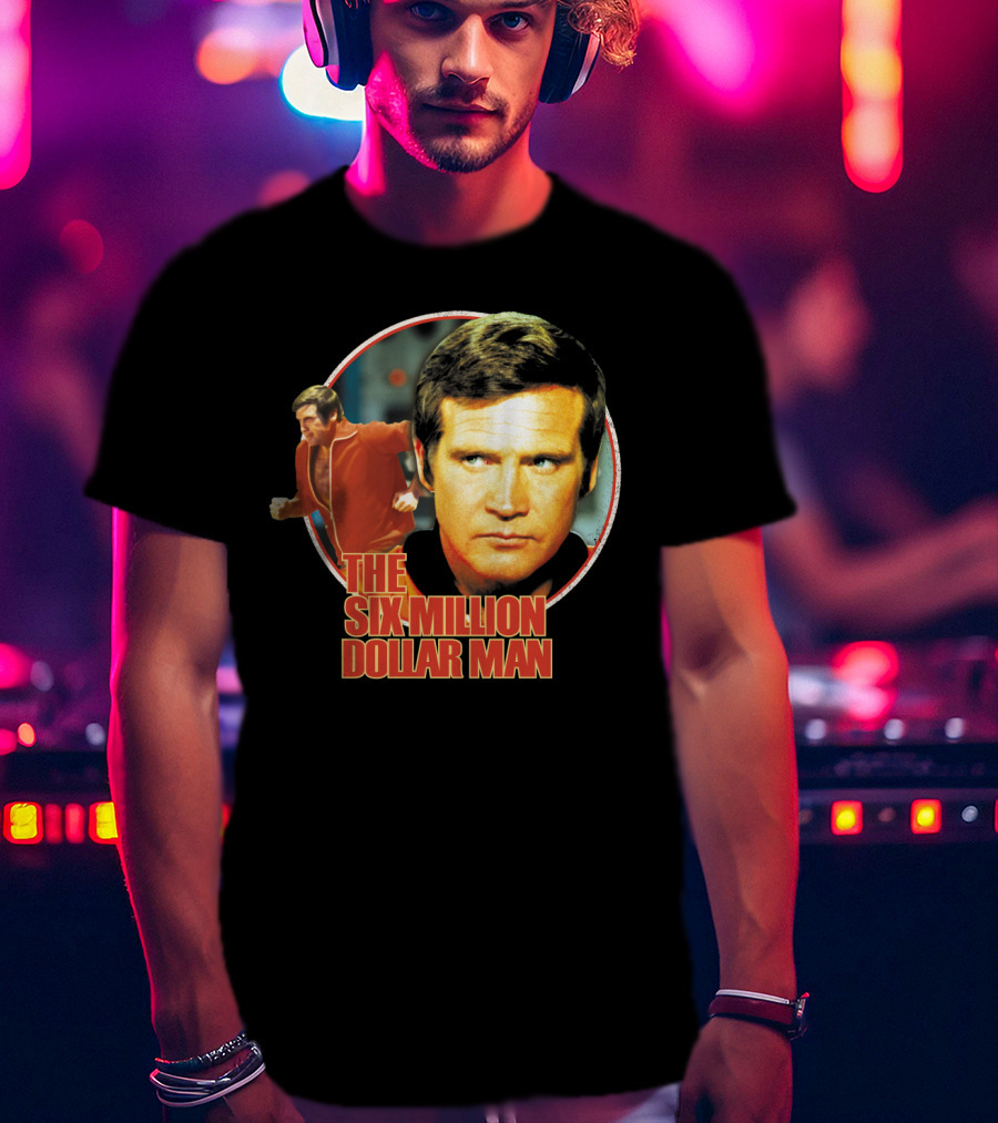 The Six Million Dollar Man TV Show Iconic Character T-Shirt
