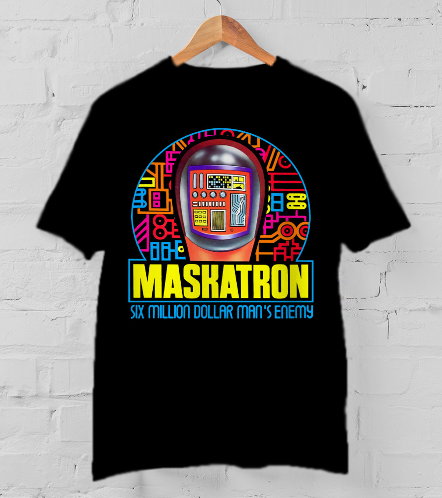 Maskatron Six Million Dollar Man's Enemy T-Shirt