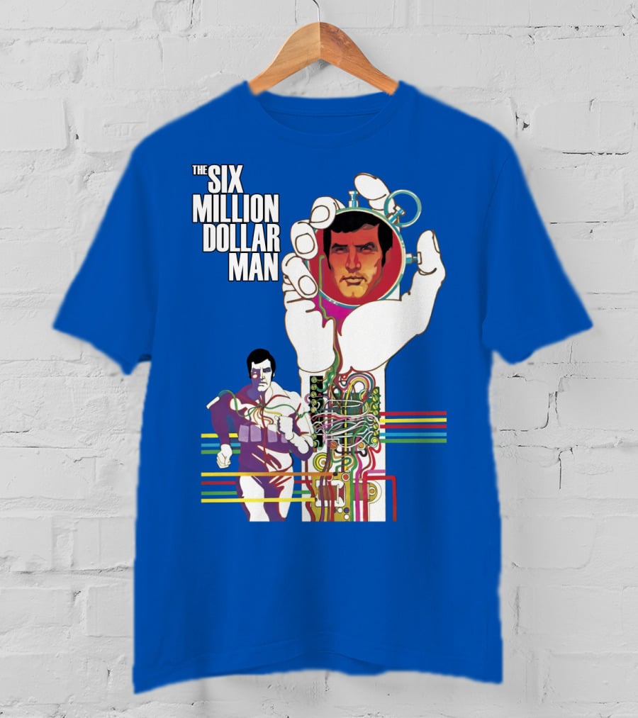 The Six Million Dollar Man Bionic Circuitry Action Hero T-Shirt