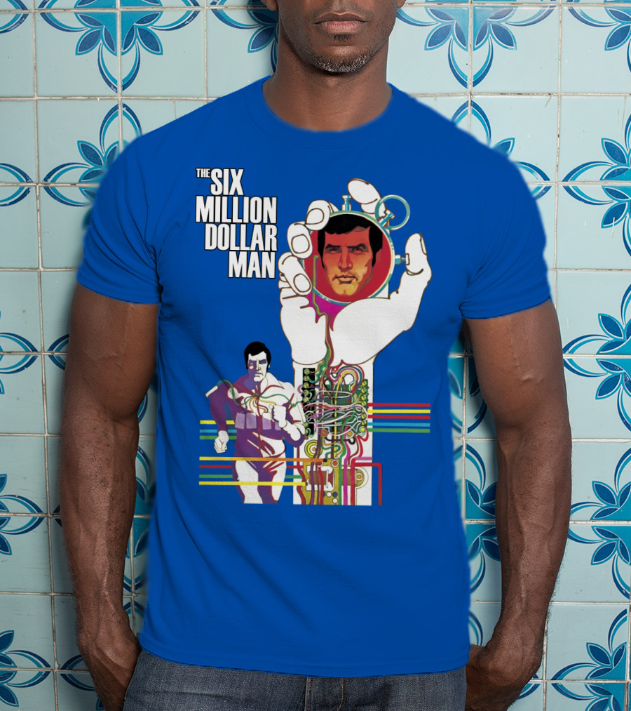 The Six Million Dollar Man Bionic Circuitry Action Hero T-Shirt
