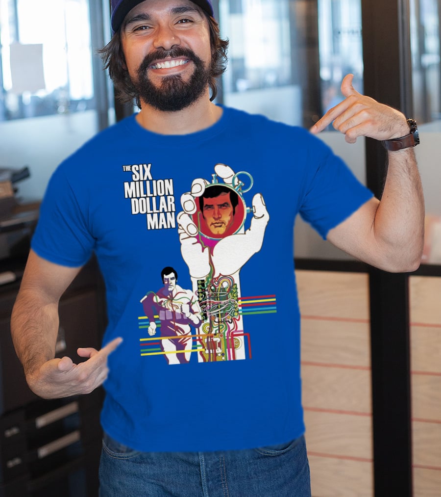The Six Million Dollar Man Bionic Circuitry Action Hero T-Shirt