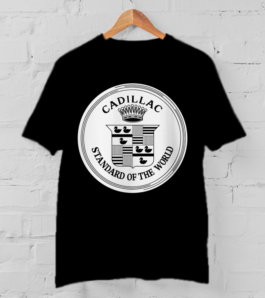 Cadillac Standard Of The World Crest Emblem T-Shirt
