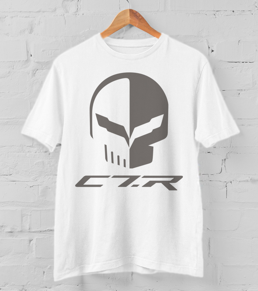 C7R Corvette Skull Iconic T-Shirt