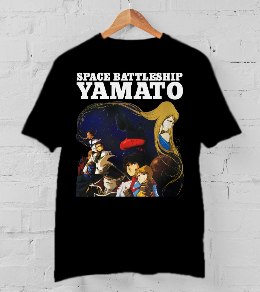 Space Battleship Yamato Classic Anime Crew Collection T-Shirt