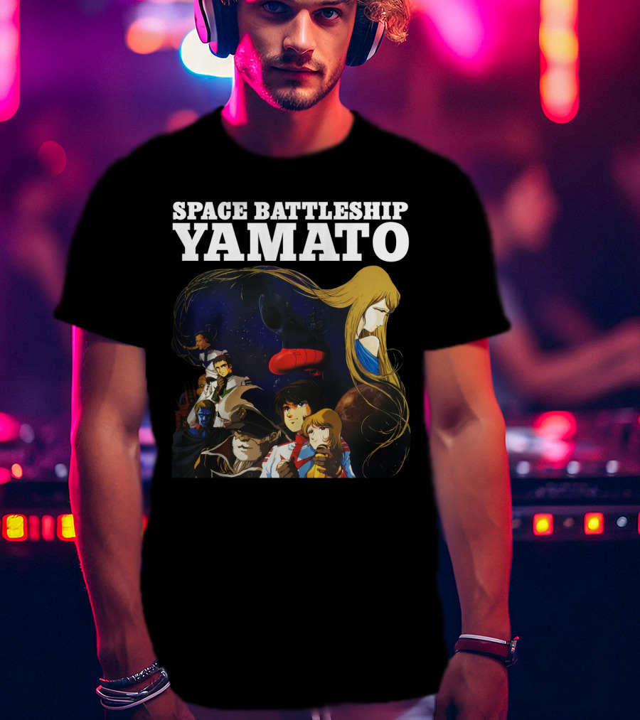 Space Battleship Yamato Classic Anime Crew Collection T-Shirt