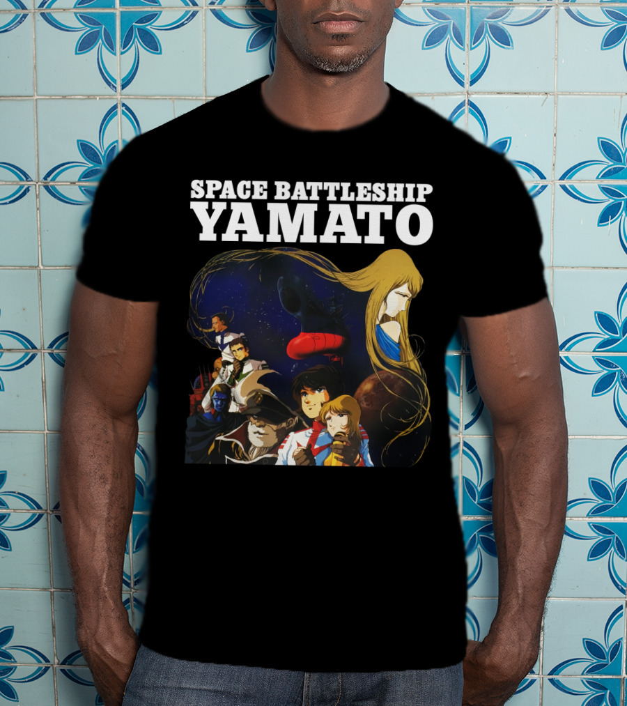 Space Battleship Yamato Classic Anime Crew Collection T-Shirt