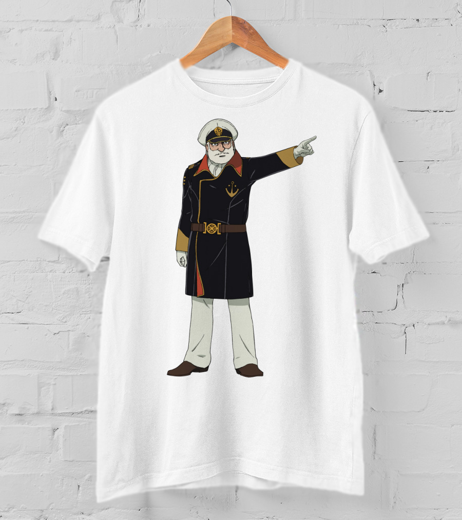 Captain Avatar Star Blazers Iconic Character Pose T-Shirt