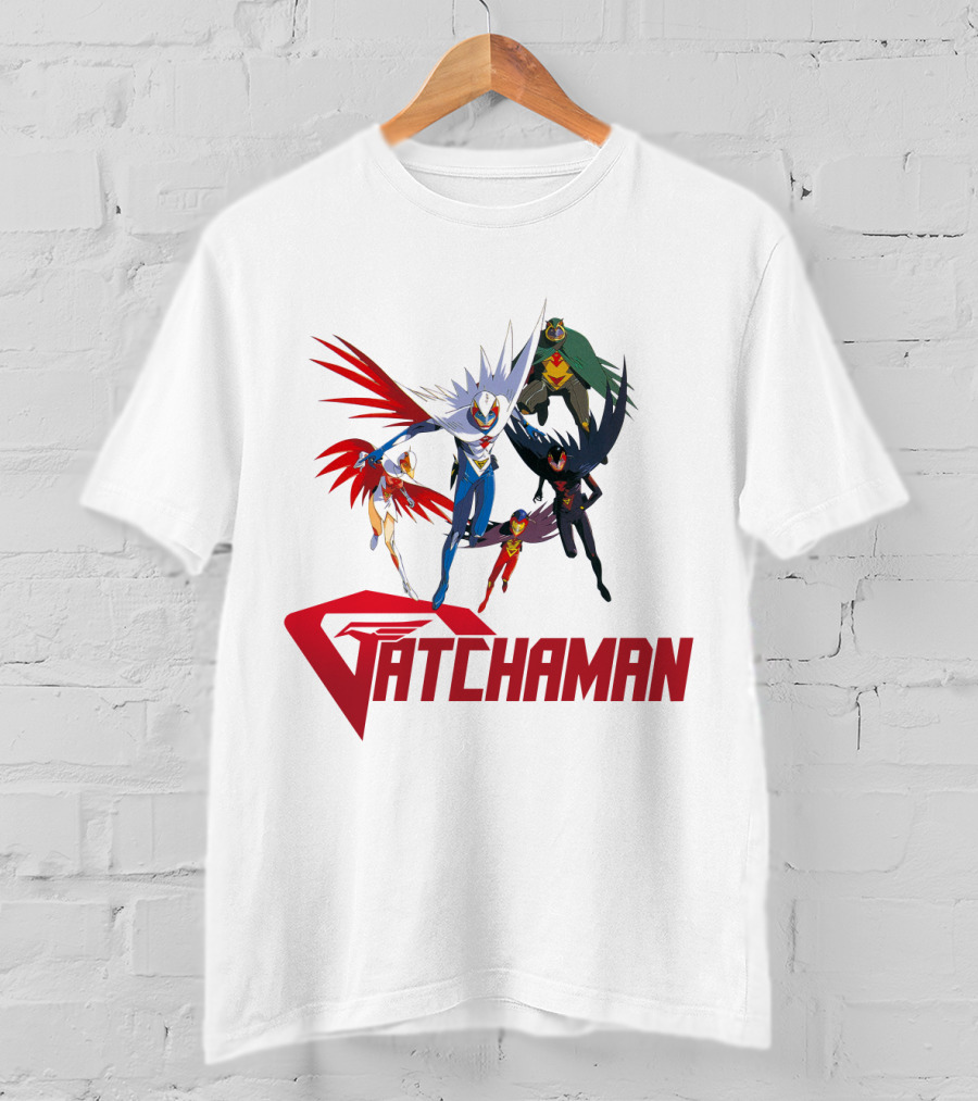 Battle Of The Planets Gatchaman Heroic Team Formation T-Shirt