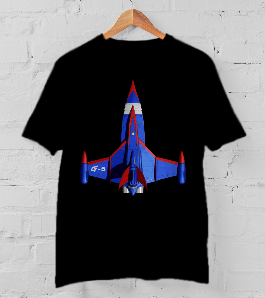 Battle Of The Planets G5 Up Jet Fighter Spaceship T-Shirt