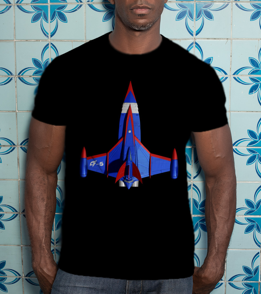 Battle Of The Planets G5 Up Jet Fighter Spaceship T-Shirt
