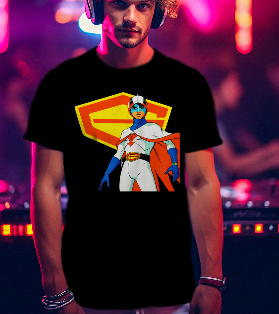 Battle Of The Planets G Force Iconic Character With Emblem T-Shirt