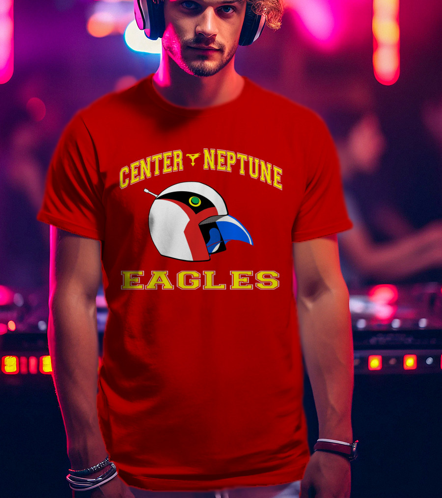 Center Neptune Eagles G-Force Helmet T-Shirt