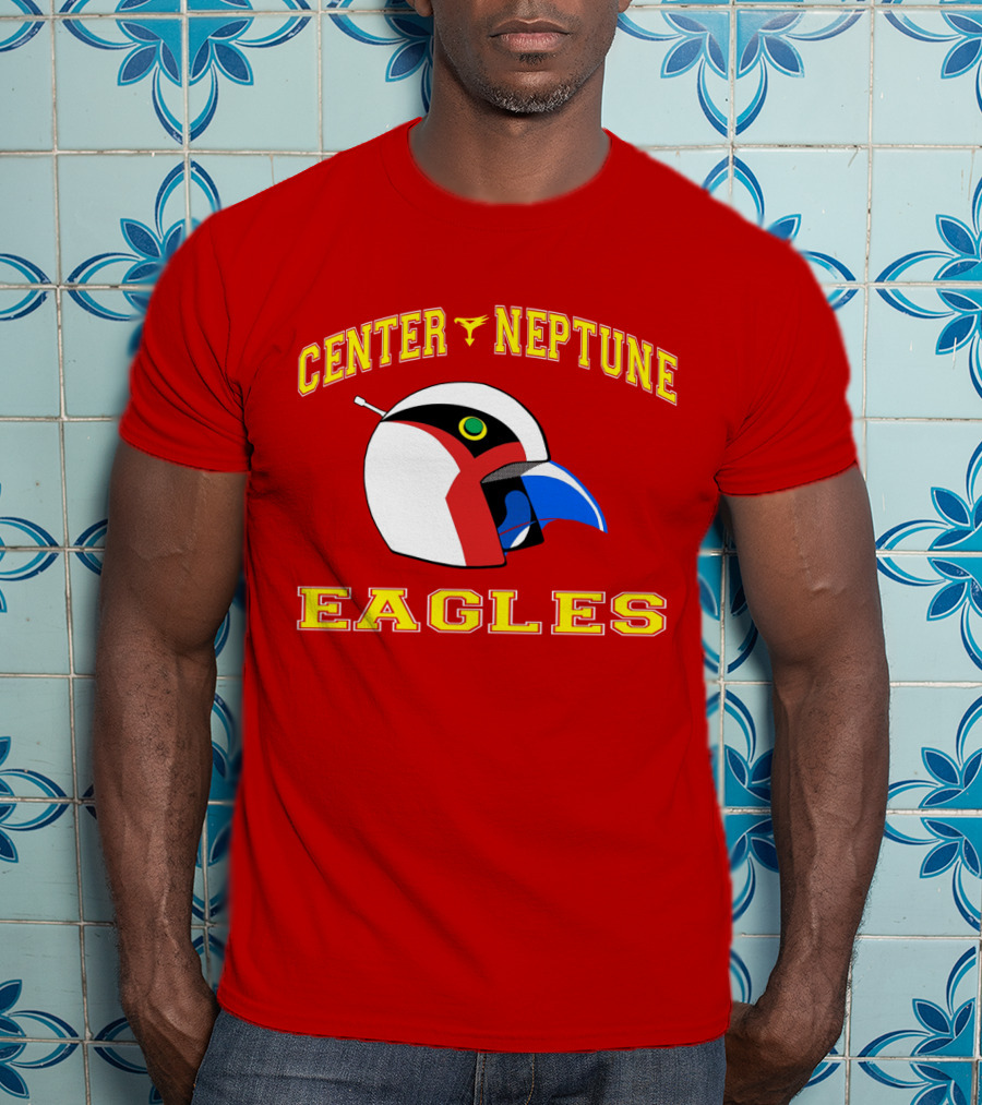 Center Neptune Eagles G-Force Helmet T-Shirt