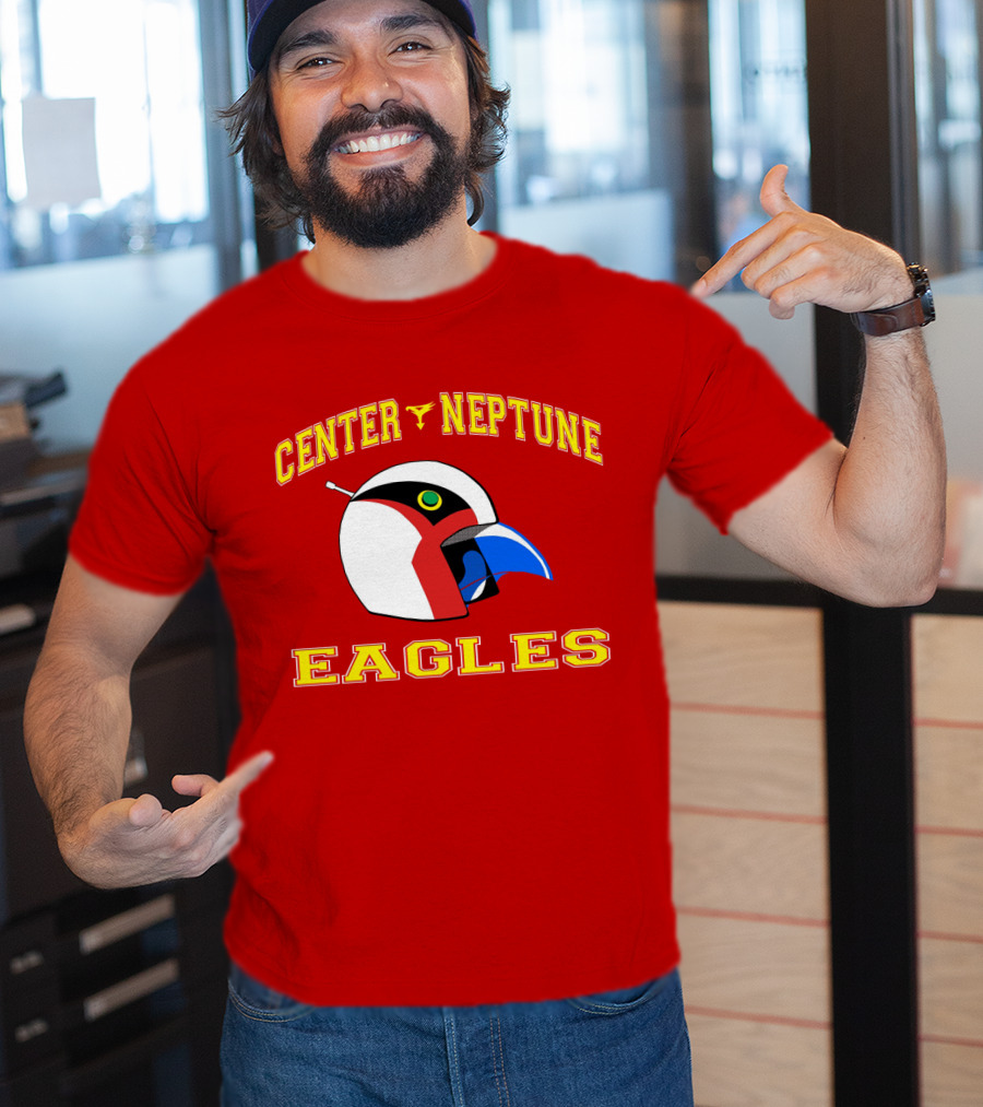 Center Neptune Eagles G-Force Helmet T-Shirt