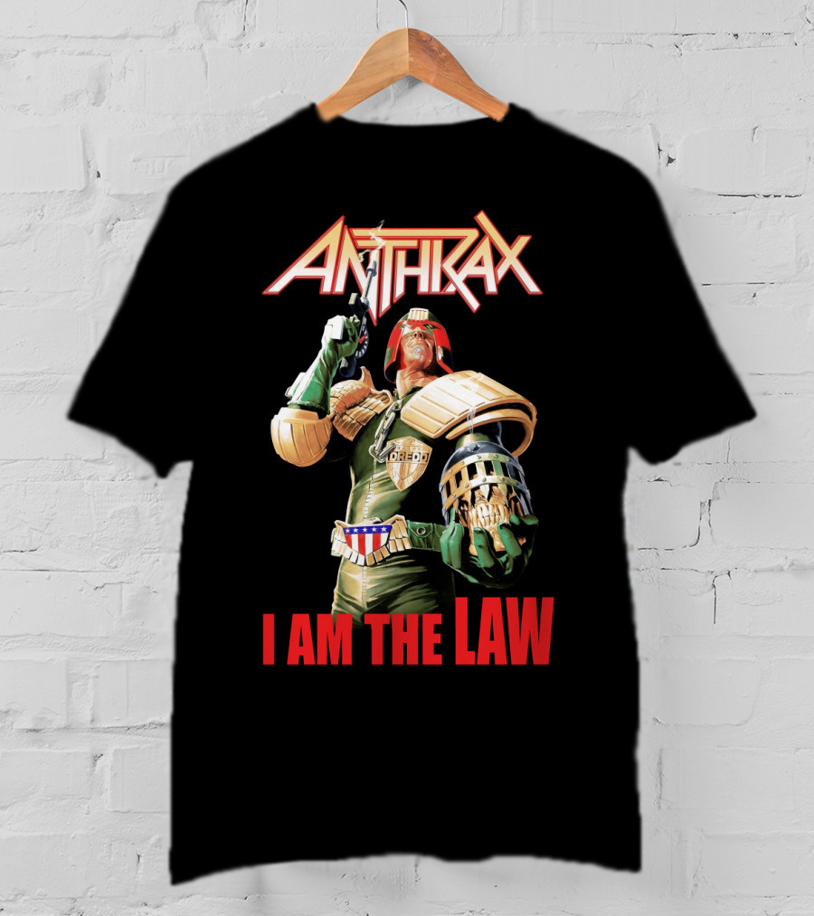Anthrax Judge Dredd I Am The Law T-Shirt