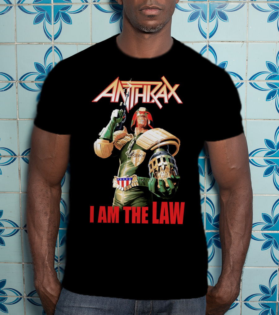 Anthrax Judge Dredd I Am The Law T-Shirt