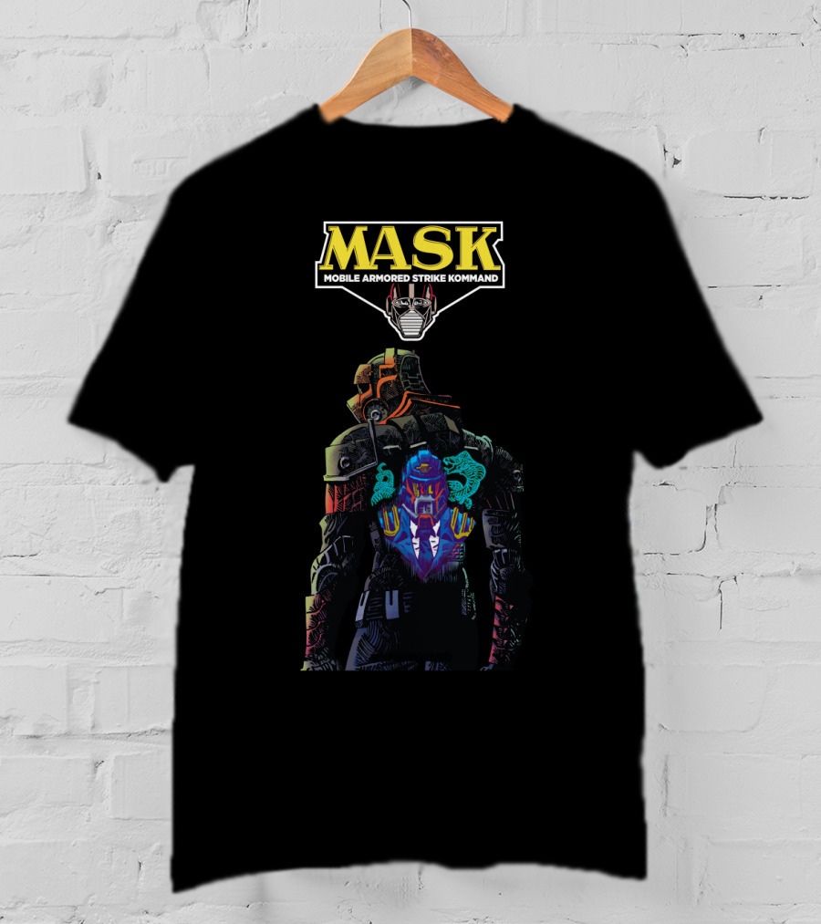 MASK Mobile Armored Strike Kommand Retro Robot Warrior T-Shirt