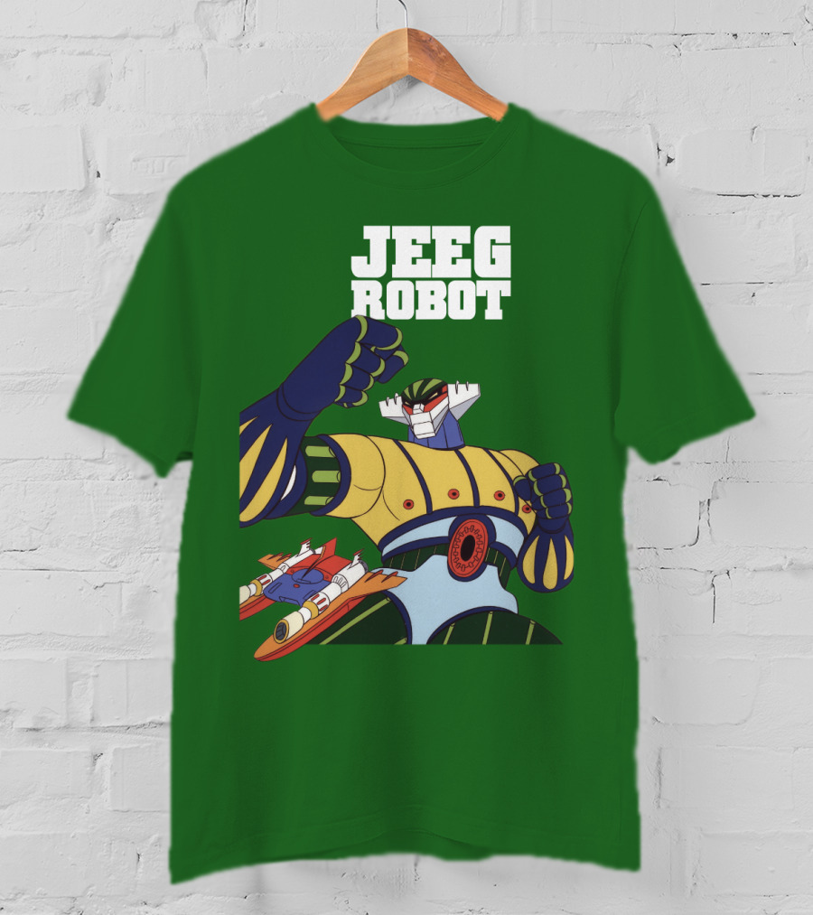 Jeeg Robot Anime Mecha Hero Dynamic Pose T-Shirt