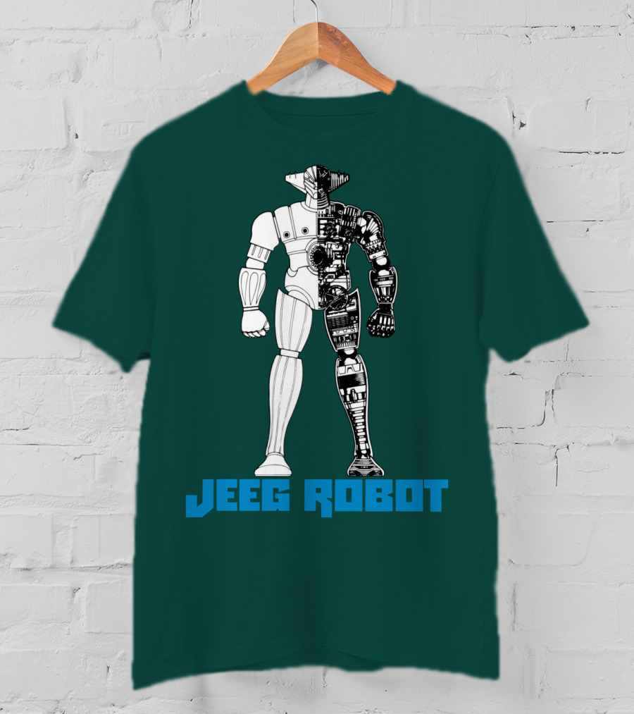 Jeeg Robot Cyborg Half-Mechanical T-Shirt
