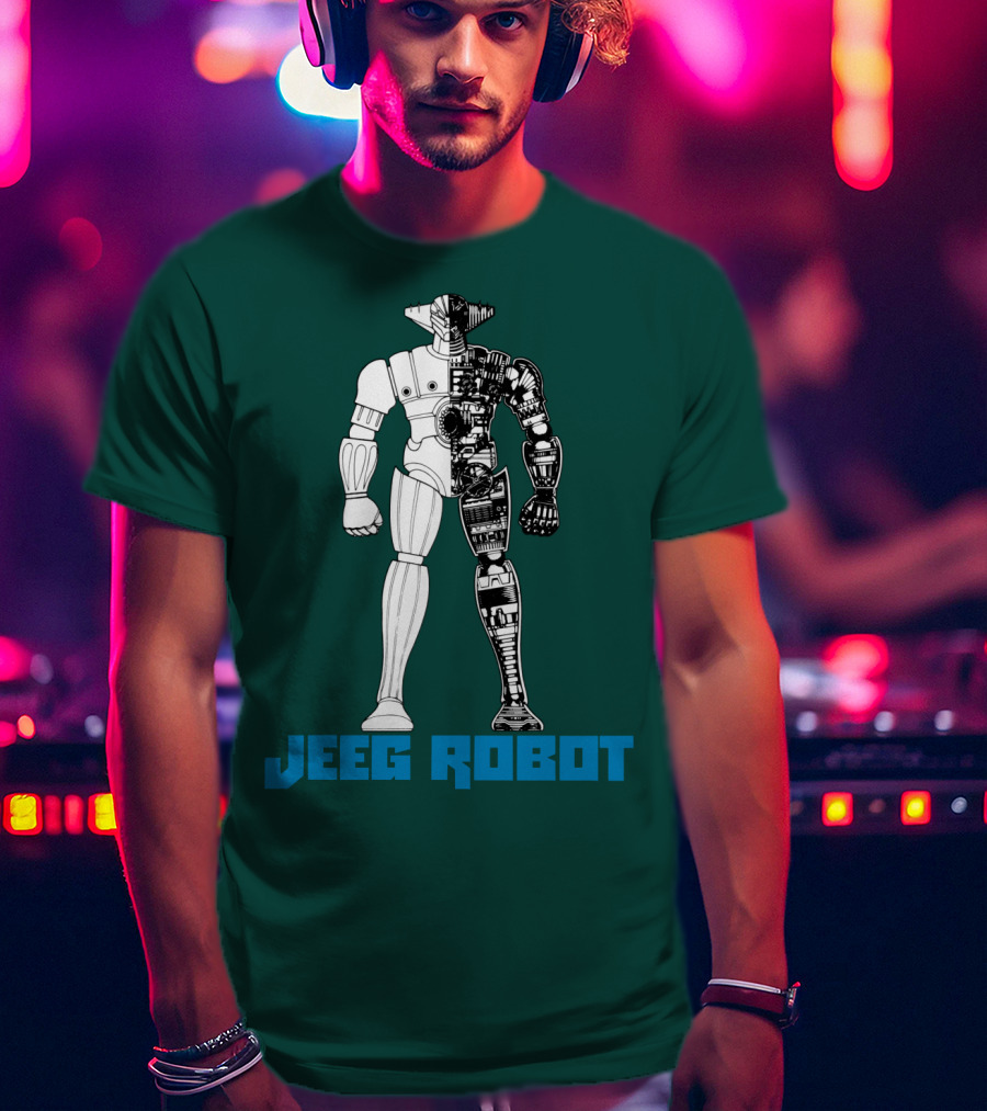 Jeeg Robot Cyborg Half-Mechanical T-Shirt