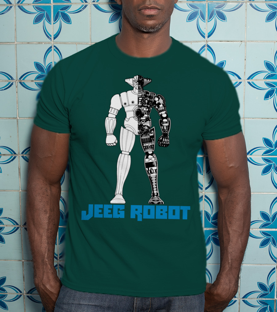 Jeeg Robot Cyborg Half-Mechanical T-Shirt